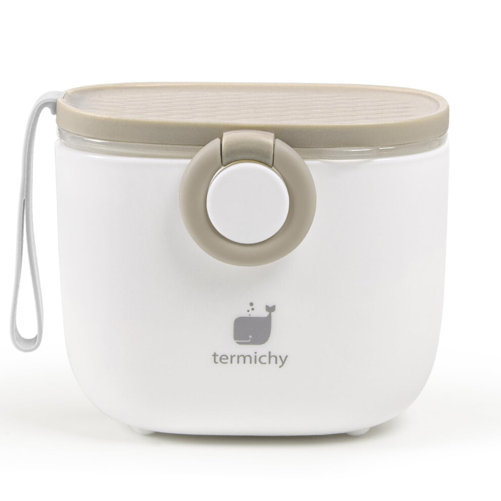 Milk Powder Dispenser Baby Milk Powder Dispenser, 250 G Airtight Portable Milk Powder Container For Travel, With Scraper And Spoon (Khaki, 1 Termichy