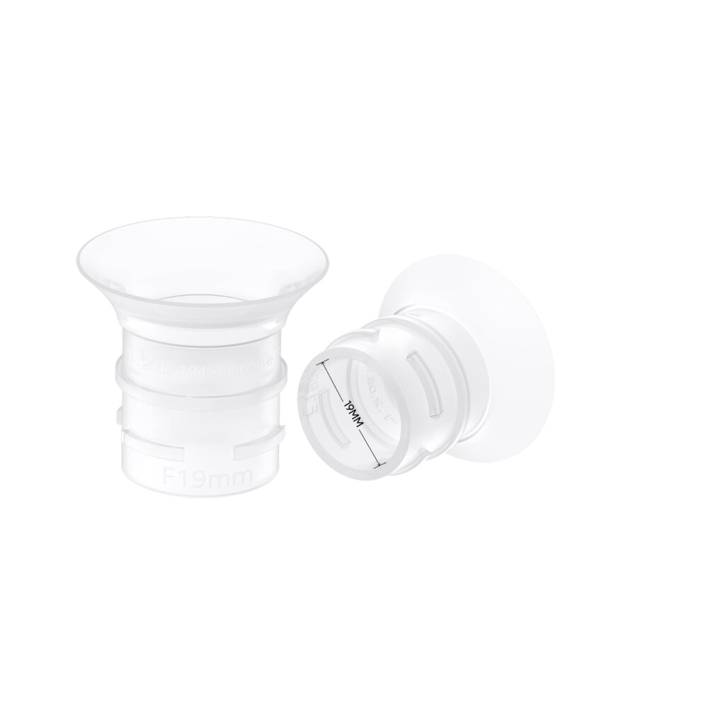 Eufy Security Eufy Original 19Mm Sizing Inserts (2-Pack) For Wearable Breast Pump S1/S1 Pro/E10, Silicone Sizing Inserts, Easy To Install And Use, Comfortable And