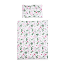 Baby Comfort 2 Piece Duvet Cover & Pillowcase Bedding Set 150x120 cm for Toddler Junior Cot Bed 12M+ (Rose Pink)