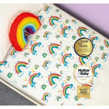 Bedwetz Potty Training Bed Pad ? Waterproof Mattress Protector for Toddler & Single Beds, Washable 5-Layer Bed Wetting Sheet with Non-Slip Wing Tucks