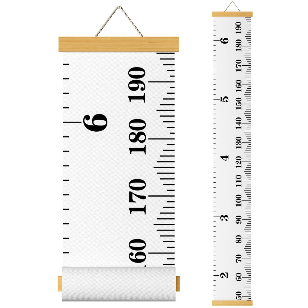 Kids Growth Chart Wall Hanging Baby Height Growth Chart Height Chart For Kids Removable Wall Decor For Kids Canvas Ruler Kids Measuring Chart For Wall Outivity