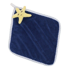 Cute Hand Towels for Kids Quick Dry Absorbent Hand Towels Infant for Kitchen Bathroom Coral Velvet Microfiber Towels-A