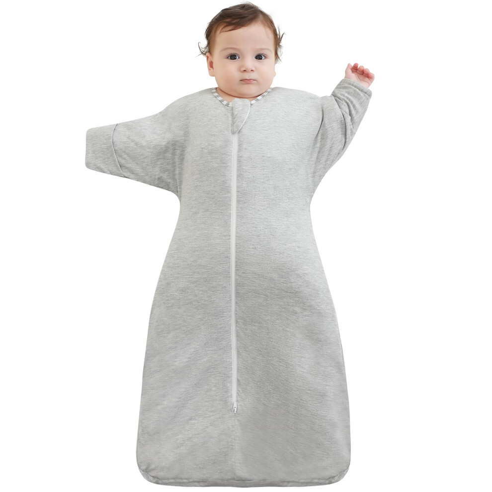 Puppypaws Baby Sleep Sack 2.5 Tog, Transitional Swaddle With Arms Up Length Sleeves And Mitten Cuffs, Sleep Sack 3-6 Months, Wearable Blanket Aomloge