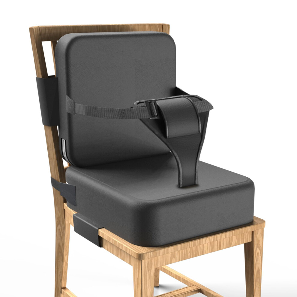 Toddler Booster Seat For Dining Chair,Booster Seat Dining Chair With Extended Straps,2Pcs Portable Booster Seat For Table With Safety Buckles,Suitable Fuguib