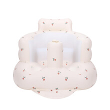 AirSwim Inflatable Baby Chair, Inflatable Baby Seat for Babies 3 Months and Up, Summer Blow Up Chair with Built in Air Pump, Infant Floor Seats for