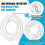 Upgraded 8-Pack Universal Lamp Mounting Brackets with Screws and Nuts for Ceiling Lights, Wall Lights 3