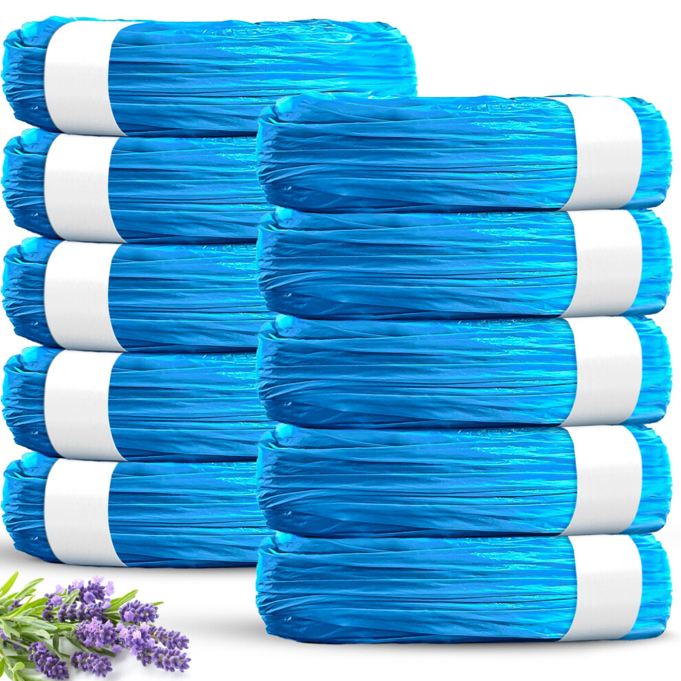 Obakaer Nappy Bin Refills 10-Pack (10M Each) Diaper Pail Refill Bags Nappy Bin Liners For All Models Bins,Powerful Odor Lock &Tear Resistance Disposal Nappy