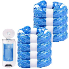 Nappy Bin Refill Bags Set - 8 Pack 4.5m Compatible with Tommee Tippee, Angelcare, Genie, Munchkin Diaper Pail ? Hold 270-300 Nappies | Easy Disposal |
