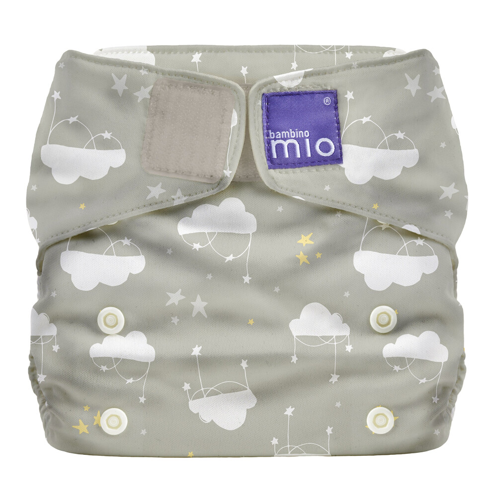 , Miosolo Classic All-In-One Reusable Nappy, Cloud Nine Bambino Mio