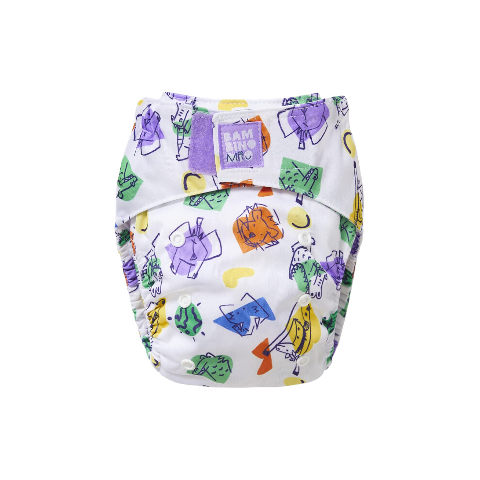 , Revolutionary Reusable Nappy - Sustainable, Washable, Chemical-Free Eco Nappy From Newborn To Toddler (Chatter) Bambino Mio