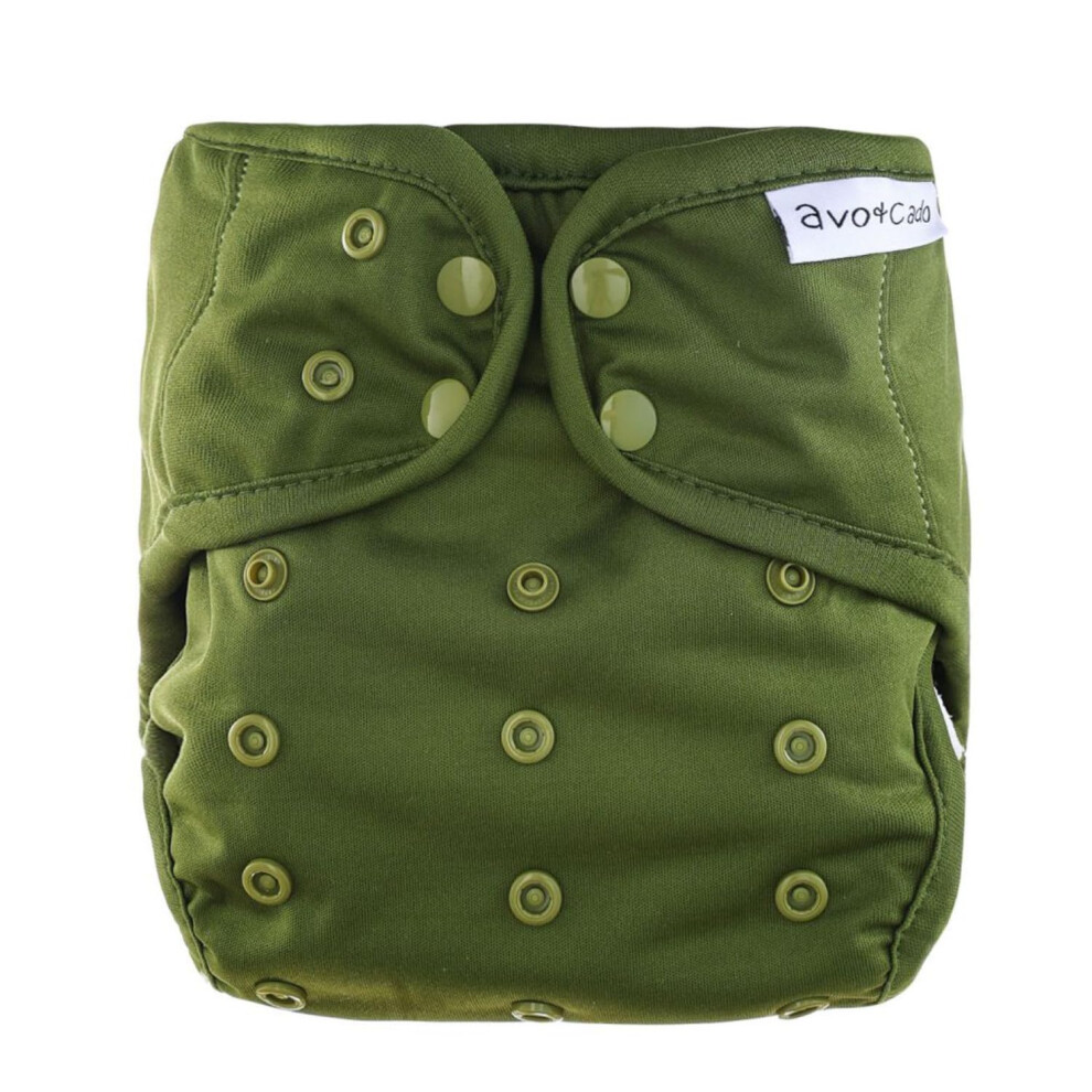 Avo + Cado Avo+Cado Explorer One Size Cloth Nappy Cover (Moss)
