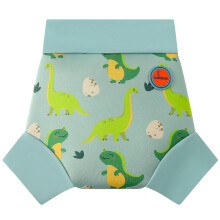 Swimbubs Reusable Swim Nappy ? Baby Swimwear for Boys and Girls, Ideal for Swimming Lessons (3-4 Years, Green Dinosaur)