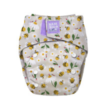 Bambino Mio, Revolutionary Reusable Nappy - Sustainable, Washable, Chemical-Free Eco Nappy from Newborn to Toddler (Busy Bees)