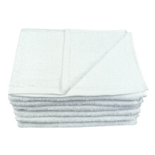 Bright Bots Reusable, Absorbent Terry Towelling Cloth Nappies 100% Cotton Soft Flat Diapers (60 x 60) (White)