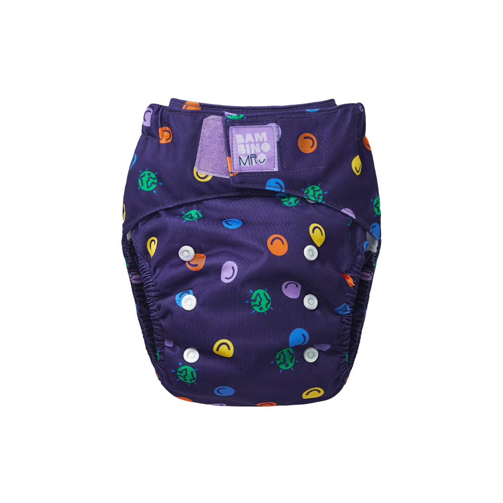 , Revolutionary Reusable Nappy - Sustainable, Washable, Chemical-Free Eco Nappy From Newborn To Toddler (Bounce) Bambino Mio
