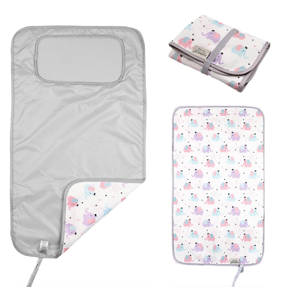 Premium Foldable Changing Mat Waterproof 40 X 70Cm Non-Toxic Reusable Baby Changing Mat Travel, Toddler Diaper Changing Mats, Machine Hamur Home