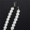 4X Charm-Perlenhalskette mit Metallverschluss 6