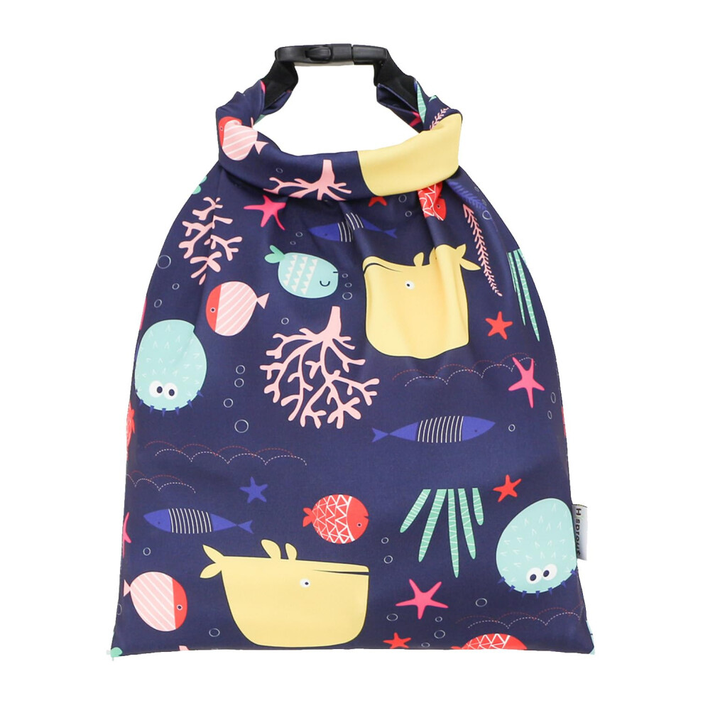 Waterproof Multi-Purpose Organiser - Reusable Wet/Dry Bag With Secure Buckle Closure, Ideal For Swimwear, Nappies & Daycare Essentials Zeacct