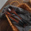 6X Wooden Flatware Set, Wooden Portable Set Chopsticks Spoon Fork Tableware Dinnerware with Black Twining Thread 3