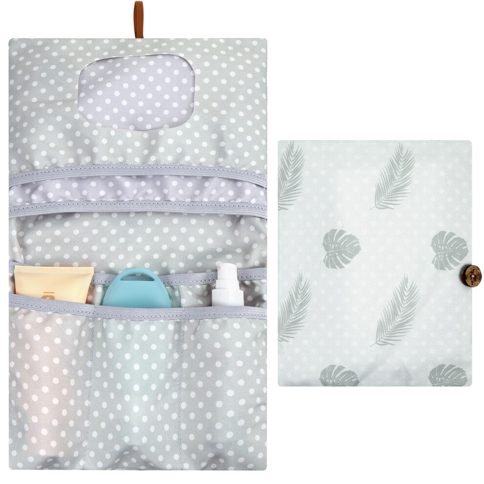 Nappy Bag Organiser, 2 In 1 Diaper Bag Organizer And Cosmetic Bag, Portable And Reusable Nappy Pouch For Mom Diapers Wet Wipes Baby Organizer Zocipro