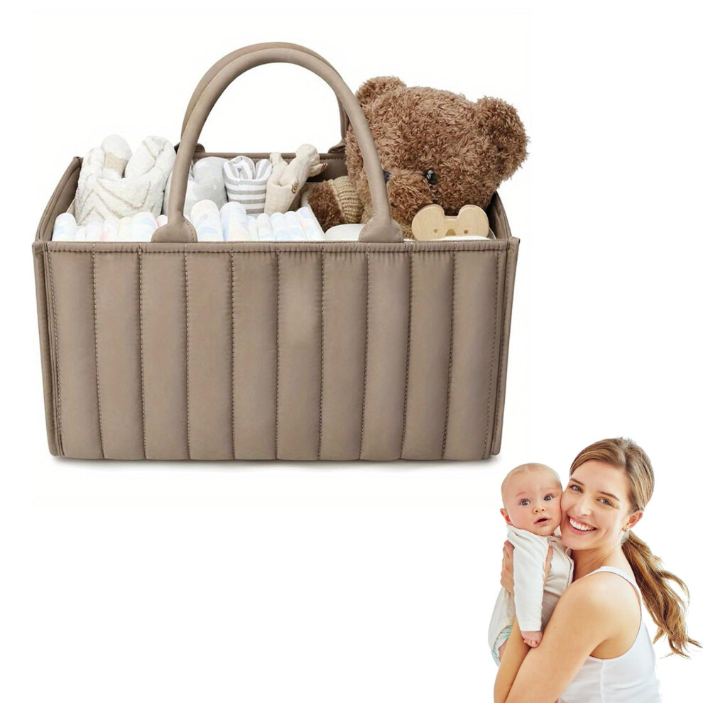 Large Capacity Nappy Caddy Organizer - Multi Functional Nursery Storage Baskets, Beautiful Practical Baby Caddy Organizer, Convenient To Carry Baby Noaya