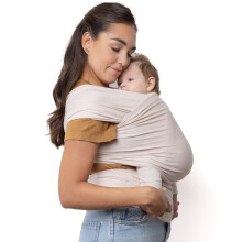 Boba Baby Wrap Carrier ? Original Baby Sling Carrier for Newborns (7?35 lbs), Soft, Secure, Hands-Free & Ergonomic, Ideal for Comfortable Bonding, New