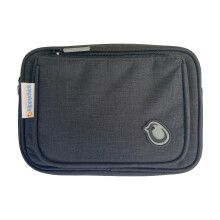 Hippychick Hipseat Accessory Bag/Travel Pouch with 2 Pockets, Can Be Used with The Back-Saving Baby Seat Carrier, Denim Black