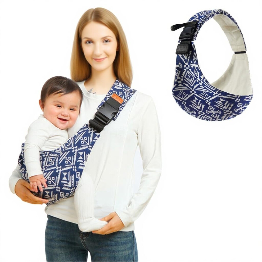 Baby Sling Carrier Toddler Sling, Baby Side Carrier With Thick Shoulder Straps-Adjustable, For Newborn Infant Toddler 3-36 Months, Breathable Davbnm