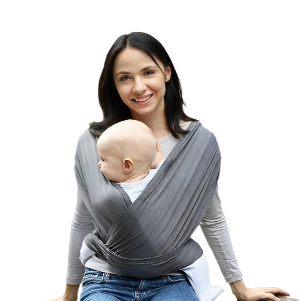 Davbnm Baby Sling Wrap Newborn, Baby Wrap Carriers, Multi-Purpose Stretchy Newborn Sling Carrier, Hands Free Bbaby Carrier Wraps, Lightweight &