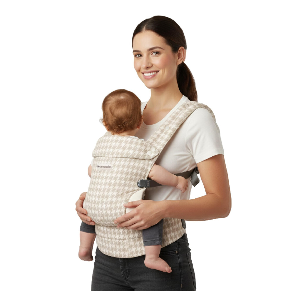 Baby Carrier - Forward & Back Facing Multi Position, 3 Months Plus Babies & Toddlers, Ergonomic & Supportive Waist Design, Adjustable Straps, Manowie