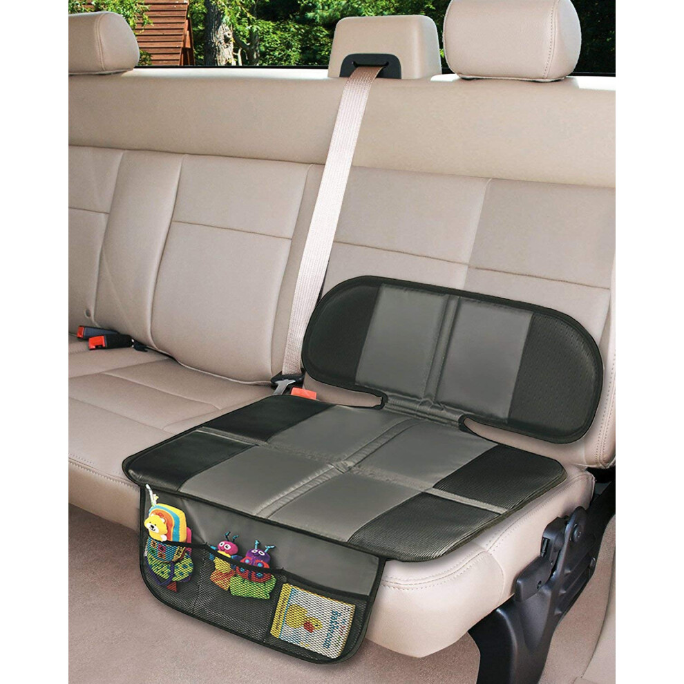Car Seat Protector Car Seat Protectors For Child Seats Protect The Interior From Stains & Damage Protective Pads With Organiser Pockets Non Big Hippo