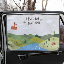 Magnet Car Sun Shade Curtain for Side Window for baby kids children - Sunshade Protector Sun Blocker Blind
