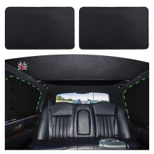 ZATOOTO Car Side Window Sunshades 2 pcs - Baby Back Side Window Sun Shade Magnetic Privacy Curtain Keeps Cooler for Kids Sleeping Sun UV Rays and