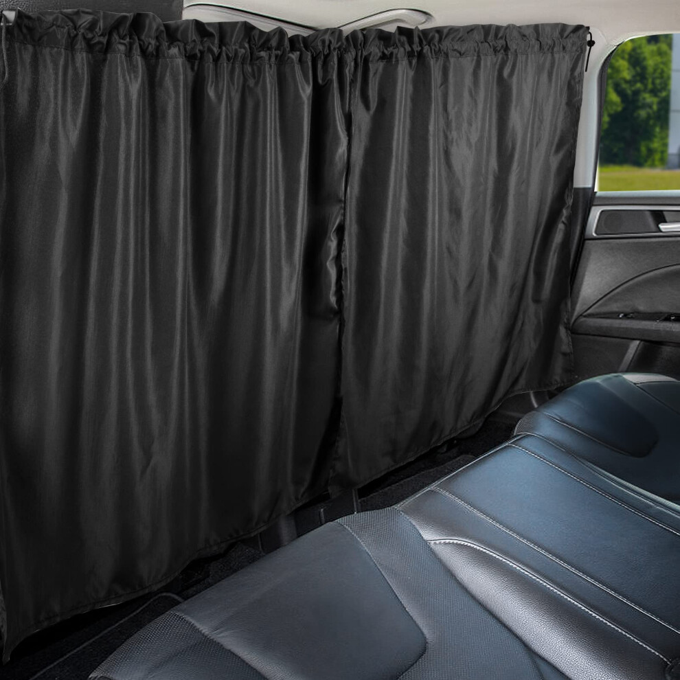 Car Divider Curtain - Wide Car Privacy Blackout Shades With Storage Bag For Baby Nap, Removable Sedan Suv Van Sunshade Covers Screen For Car Pamase