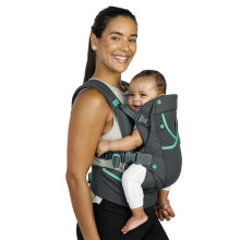 Infantino Carry On Active Baby Carrier, Ergonomic Multi-Pocket Baby Carrier for Newborn to Toddler 3.63-18.14kg with Padded Straps, Lumbar Belt