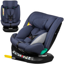 Lionelo Bastiaan i-Size 4in1 Car Seat with ISOFIX for Kids 0-12yo (40-150cm) Latest R129 I-Size 360? Swivel Rearward Facing Option 14 Adjustments