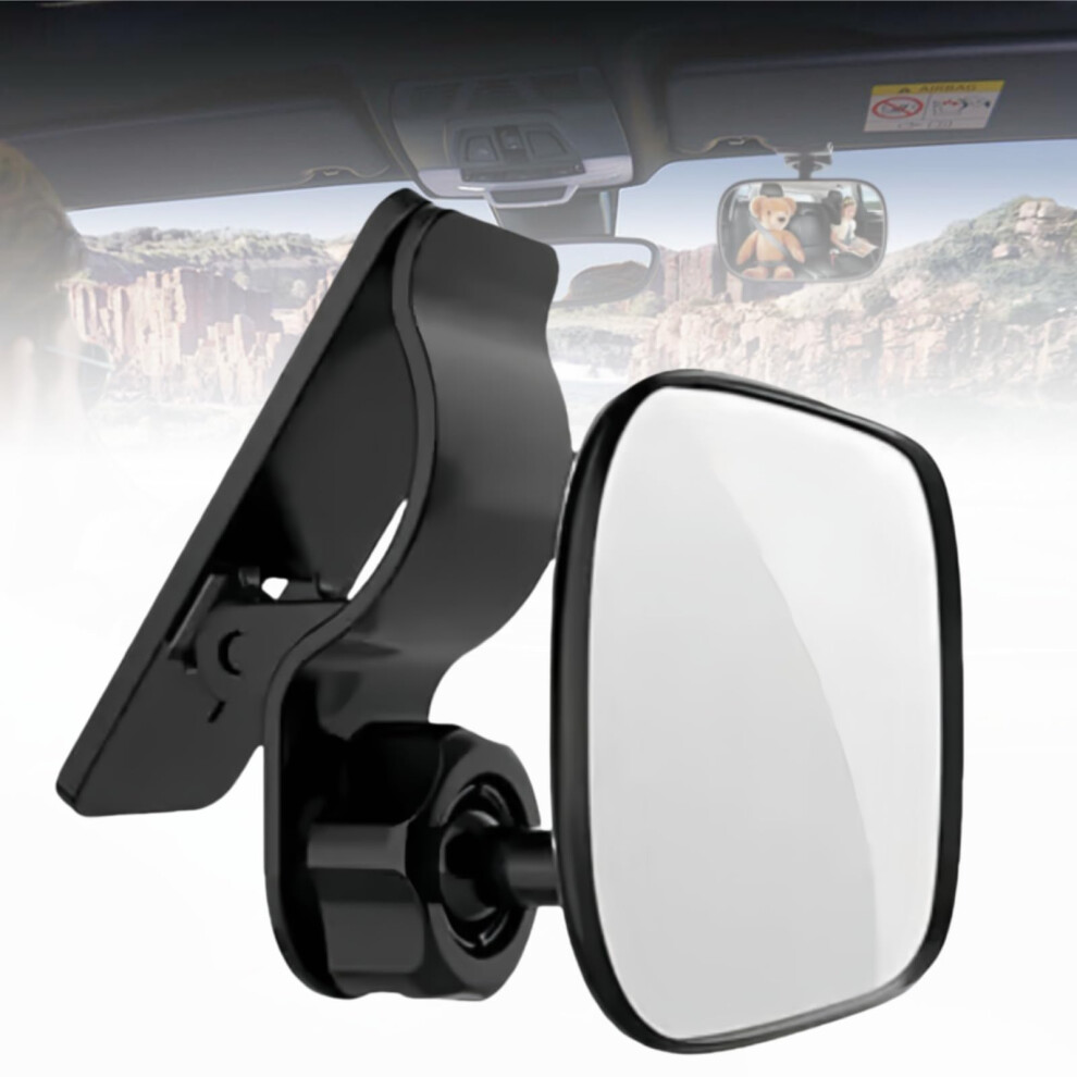 Dxuanting Baby Car Mirror 360? Adjustable Wide Angle Rear View Mirror With Convex Design For Kids And Infants