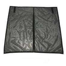 Van Sliding Door Magnetic Fly Screen for VW T5 T6 - Black Mesh Bug Net with Zipper, Van Curtains, Sun Protection & Ventilation for Campervan Motorhome