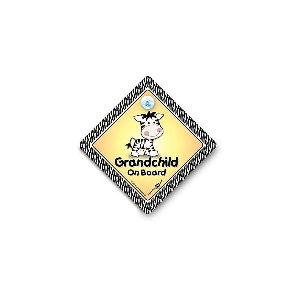 Grandchild On Board Car Sign, Baby On Board Sign 5051226071584