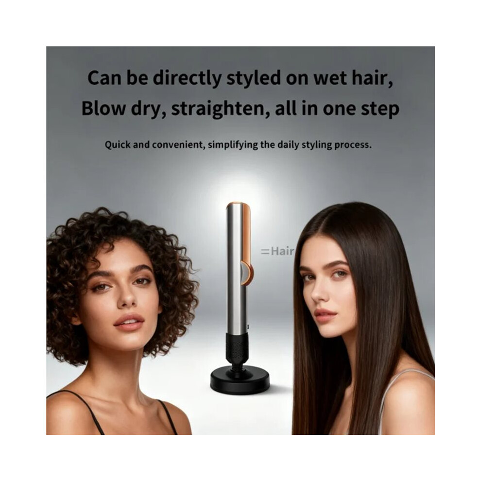 Tlily Professional 2-In-1 Hair Dryer And Straightener Negative Ion Iron Long Lasting Styling Tool Wetanddry Straightener Eu