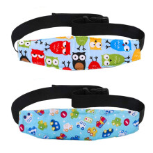 2PCS Baby Car Seat Head Support,Toddler Safety Car Seat Sleep Nap Aid Positioner Strap Belt Neck Protection Belt for Children and Kids(Pink, Blue)