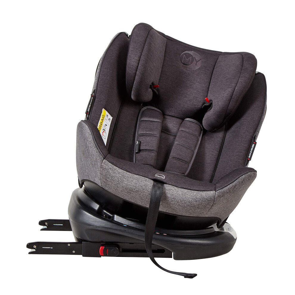 My Child Mychild Chadwick Group 0123 Isofix 360 Spin Car Seat, Grey, 6 Kg