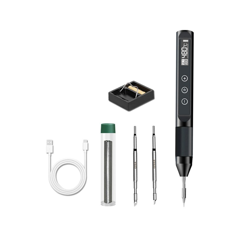 X210 Usb Soldering Iron Adjustable Temperature Electric 30W Fast Heat Portable Digital Welding Station Kit Repair 4713045521343