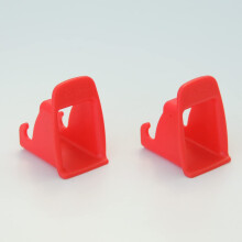1 Pair Car Seat Isofix Guide Groove Car Child Seat ISOFIX Locater Guide Universal Fit Red