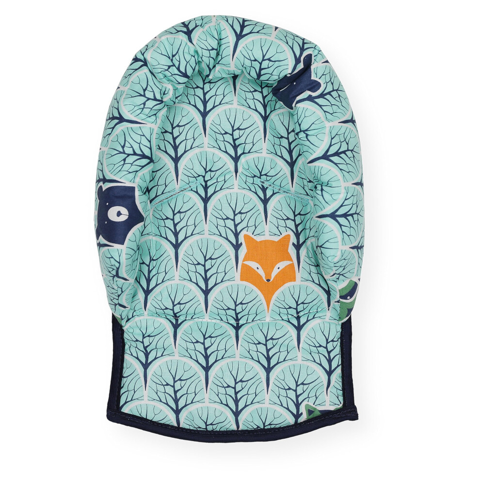 Universal Infant Baby Toddler Car Seat Stroller Head Support Pillow Cotton (Fox & Trees) Olo Baby