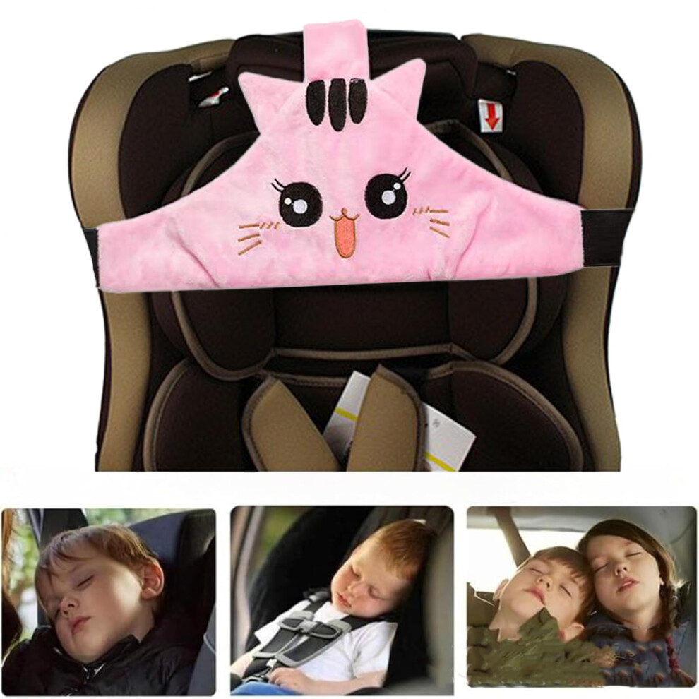 Baby Carseat Head Support, Safe Carseat Headrest Band, Head Strap For Car Seat Sleep Positioner Fixed Belt Car Seat Neck Protection Belt For Toddler Peidog
