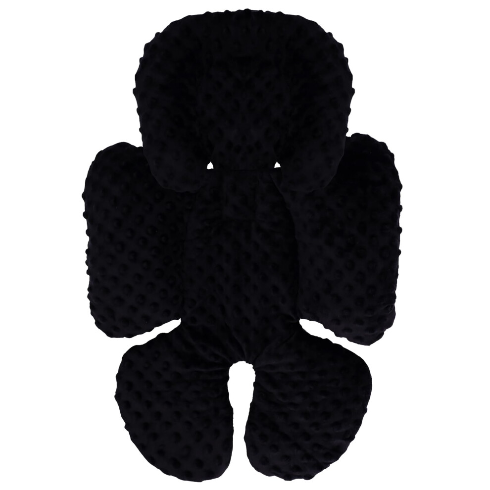 Infant Car Seat Insert, Baby Carseat Head & Body Support For Newborn, 2-In-1 Reversible Baby Car Seat Cushion, Soft Stroller Cushion Insert Kakiblin