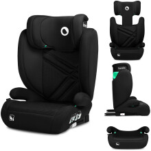 LIONELO Car Seat Hugo i-Size for Baby 15-36 kg Group 2-3(100-150cm) with ISOFIX &/or Belt Installation, 8-Level Headrest, Advanced Side Protection,