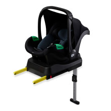 Kinderkraft Mink PRO Car Seat 40-75 cm with Isofix Base, Support Leg, Crashtested, Rearward Facing Position, Security Systems, Adjustable headrest,