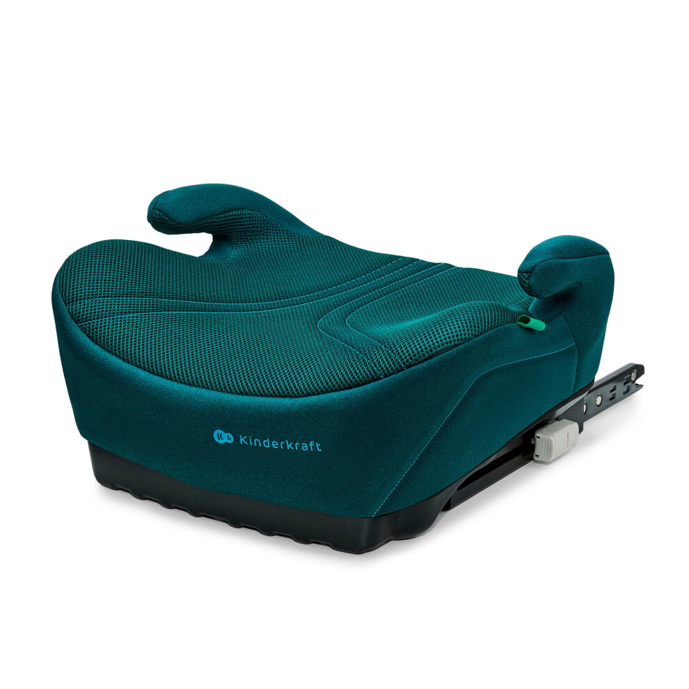 Kinderkraft , I-Boost 2 Pro I-Size Car Seat 125?150 Cm, Isofix Booster Seat, Lightweight Child Car Seat, R129 Approved, Air Flow, Green